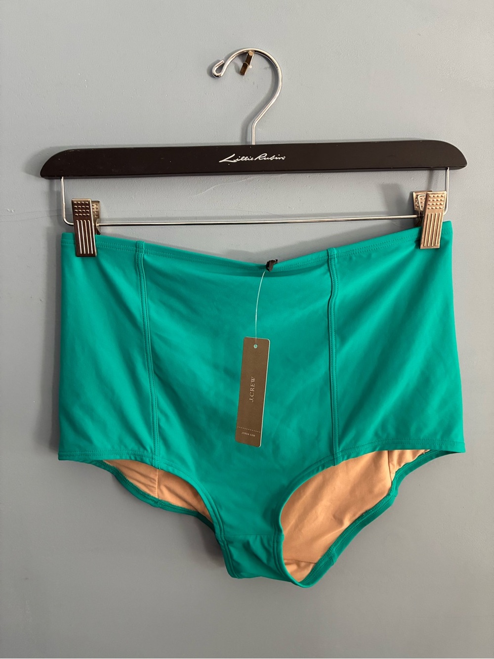 Women’s Teal high waisted bikini bottom
